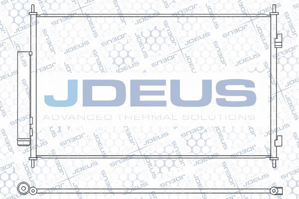 Jdeus M-7130450 - Конденсатор, кондиціонер autocars.com.ua