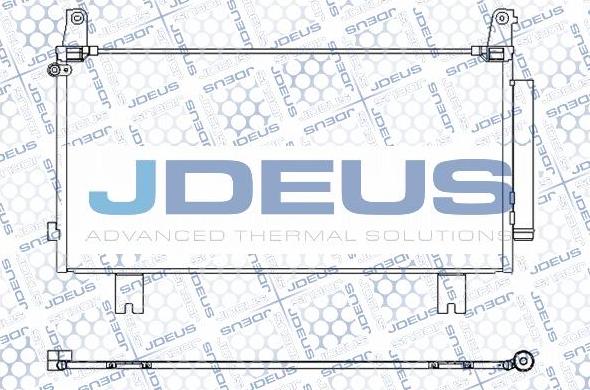 Jdeus M7130510 - Конденсатор, кондиціонер autocars.com.ua