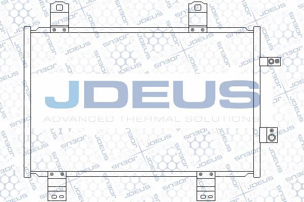 Jdeus M-7160070 - Конденсатор, кондиціонер autocars.com.ua