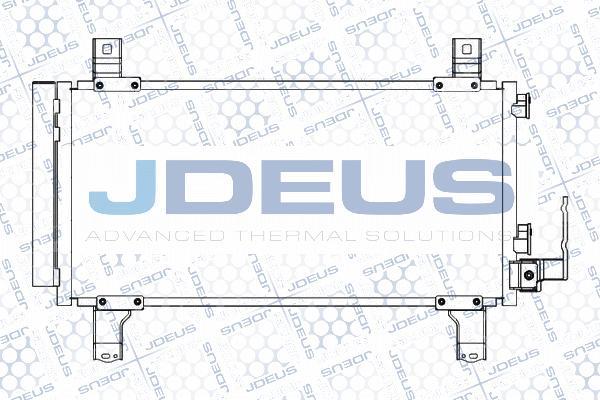 Jdeus M-7160290 - Конденсатор, кондиціонер autocars.com.ua