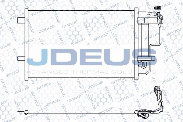 Jdeus M-7160330 - Конденсатор, кондиціонер autocars.com.ua