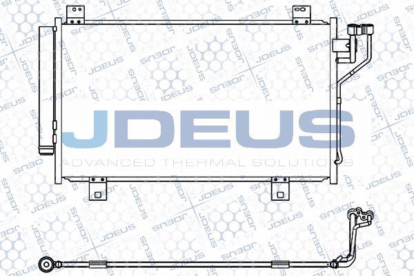 Jdeus M-7160400 - Конденсатор, кондиціонер autocars.com.ua