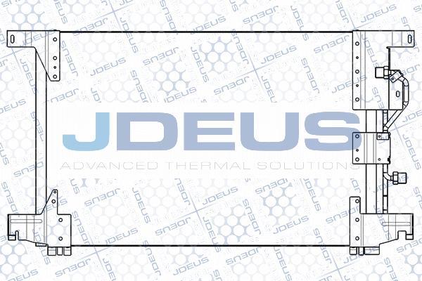 Jdeus M-7170100 - Конденсатор, кондиціонер autocars.com.ua