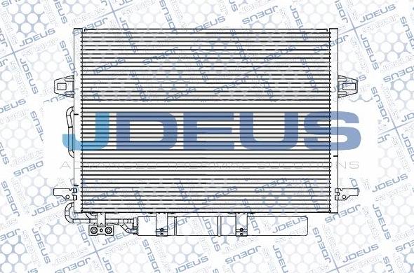 Jdeus M-7170470 - Конденсатор, кондиціонер autocars.com.ua