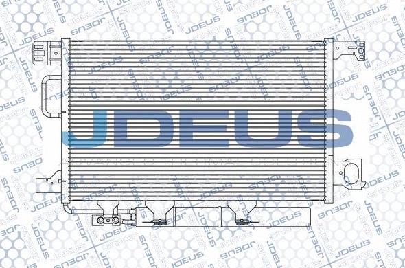Jdeus M-7170580 - Конденсатор, кондиціонер autocars.com.ua