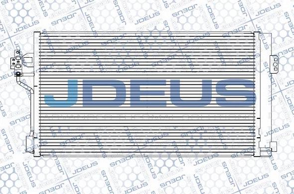 Jdeus M-7170780 - Конденсатор кондиционера autodnr.net
