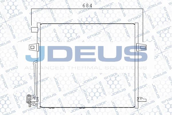 Jdeus M-7171200 - Конденсатор кондиционера autodnr.net