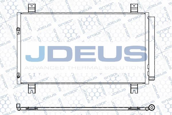 Jdeus M-7180570 - Конденсатор кондиционера autodnr.net