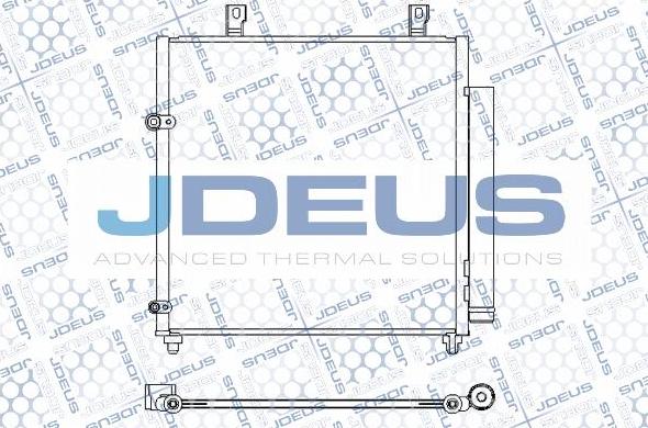 Jdeus M-7180630 - Конденсатор, кондиціонер autocars.com.ua