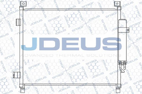 Jdeus M-7190390 - Конденсатор, кондиціонер autocars.com.ua