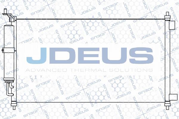 Jdeus M-7190500 - Конденсатор, кондиціонер autocars.com.ua