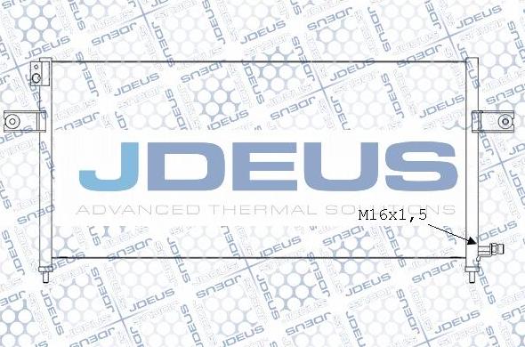 Jdeus M-7190530 - Конденсатор, кондиціонер autocars.com.ua