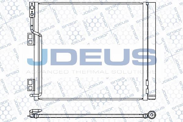 Jdeus M-719073A - Конденсатор, кондиціонер autocars.com.ua