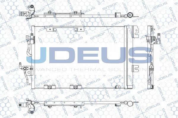 Jdeus M-7200990 - Конденсатор, кондиціонер autocars.com.ua