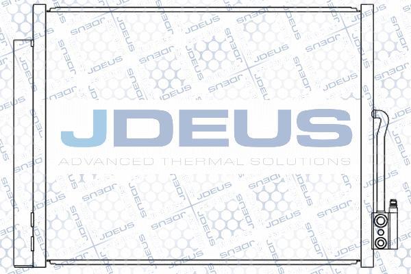 Jdeus M-720126A - Конденсатор, кондиціонер autocars.com.ua