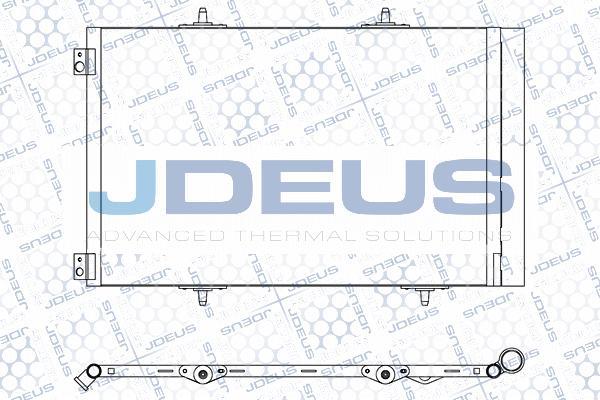 Jdeus M-7210350 - Конденсатор, кондиціонер autocars.com.ua