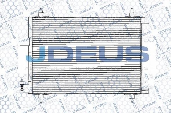 Jdeus M-7210370 - Конденсатор, кондиціонер autocars.com.ua