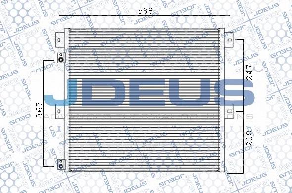 Jdeus M-7230090 - Конденсатор кондиционера autodnr.net