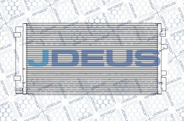 Jdeus M-7230900 - Конденсатор, кондиціонер autocars.com.ua