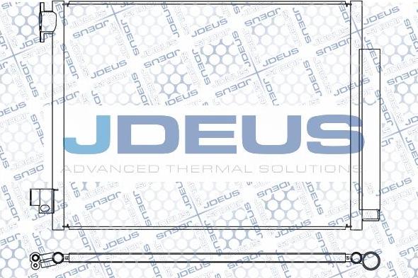 Jdeus M-7231130 - Конденсатор кондиционера autodnr.net