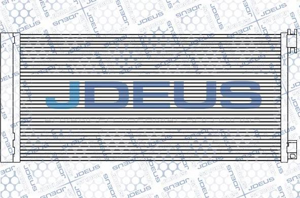 Jdeus M-7231150 - Конденсатор, кондиціонер autocars.com.ua