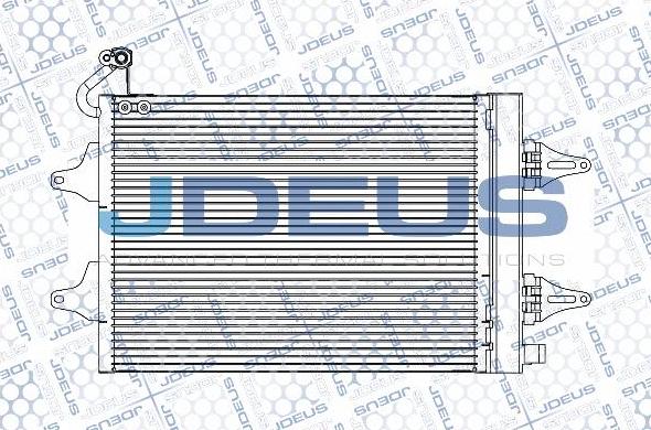 Jdeus M-7250080 - Конденсатор, кондиціонер autocars.com.ua