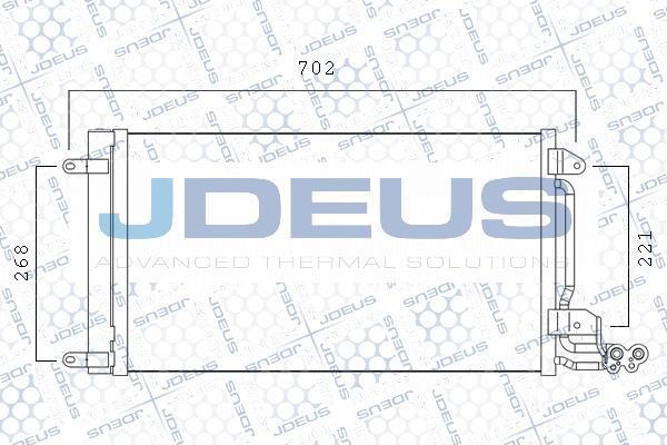 Jdeus M-7250130 - Конденсатор кондиционера autodnr.net