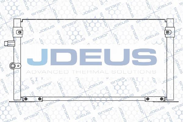 Jdeus M-7280580 - Конденсатор, кондиціонер autocars.com.ua
