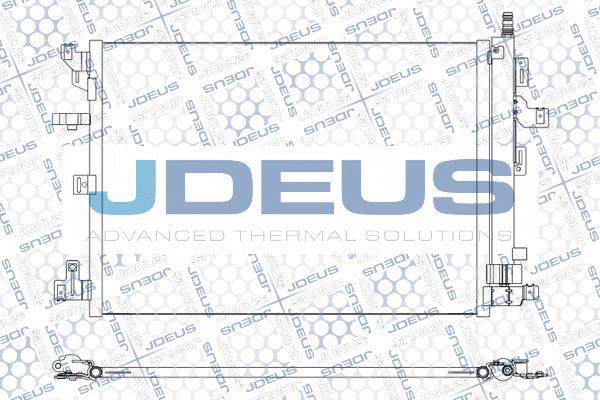 Jdeus M-7310160 - Конденсатор, кондиціонер autocars.com.ua