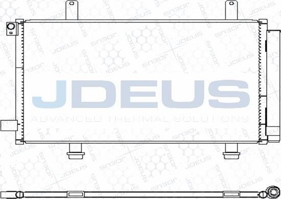 Jdeus M-7420220 - Конденсатор, кондиціонер autocars.com.ua