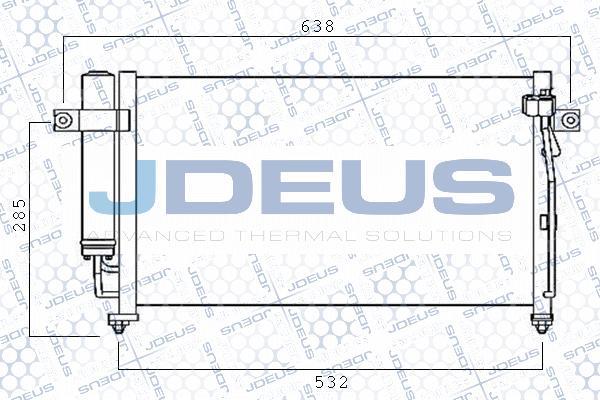 Jdeus M-7540150 - Конденсатор кондиционера autodnr.net