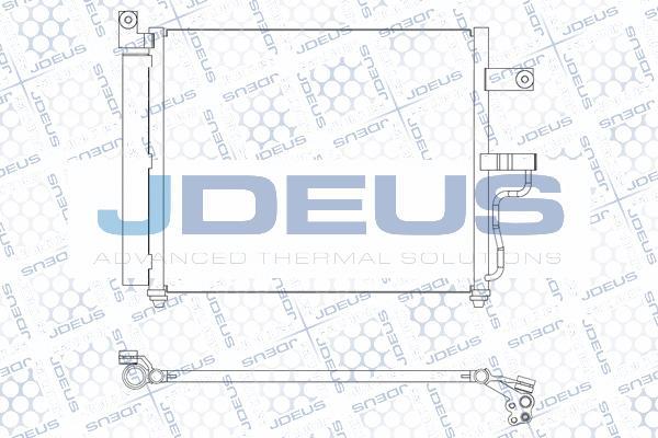 Jdeus M-7540180 - Конденсатор, кондиціонер autocars.com.ua