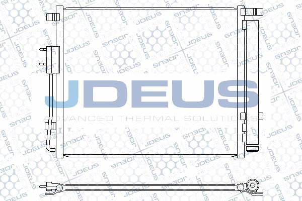 Jdeus M-7540480 - Конденсатор, кондиціонер autocars.com.ua