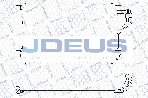 Jdeus M-7540500 - Конденсатор, кондиціонер autocars.com.ua
