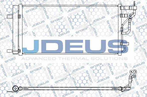 Jdeus M7540690 - Конденсатор кондиционера autodnr.net