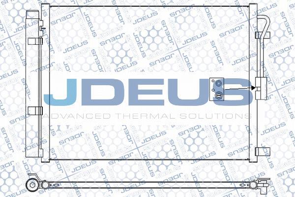 Jdeus M-7540710 - Конденсатор, кондиціонер autocars.com.ua