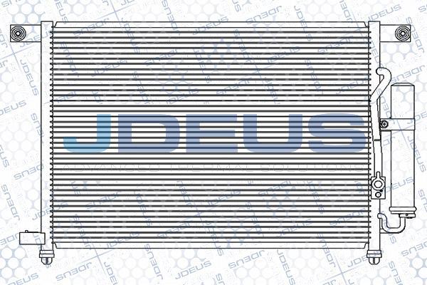 Jdeus M-756010A - Конденсатор, кондиціонер autocars.com.ua