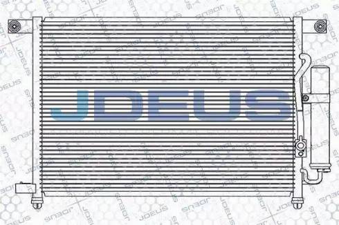 Jdeus 756M10 - Конденсатор, кондиціонер autocars.com.ua