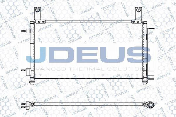 Jdeus M-7560110 - Конденсатор, кондиціонер autocars.com.ua