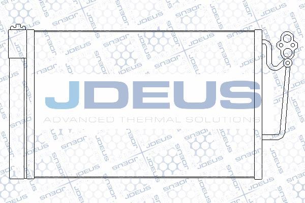 Jdeus M-7700030 - Конденсатор, кондиціонер autocars.com.ua