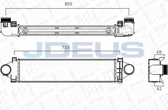 Jdeus M-802047A - Интеркулер autocars.com.ua