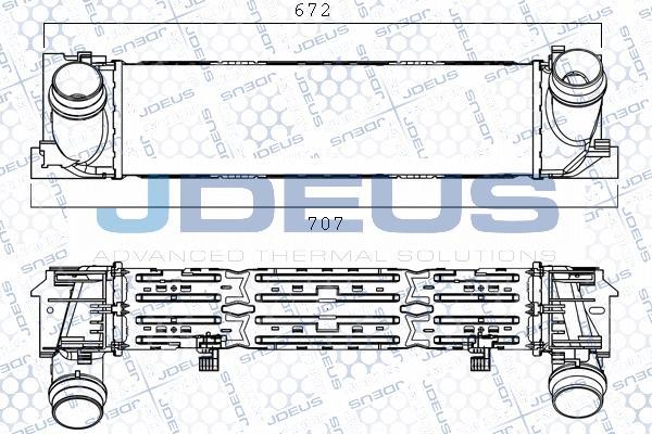 Jdeus M-805077A - Интеркулер autocars.com.ua