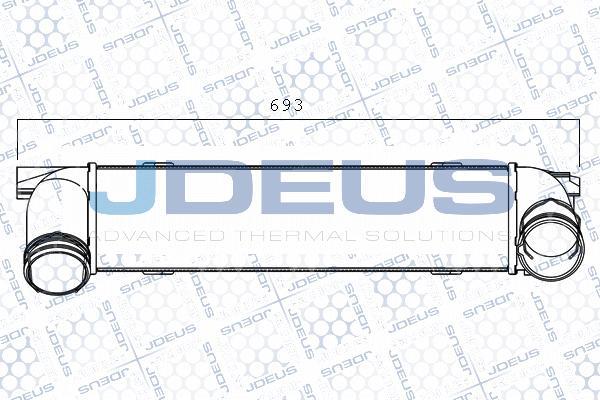Jdeus M-805087A - Интеркулер autocars.com.ua