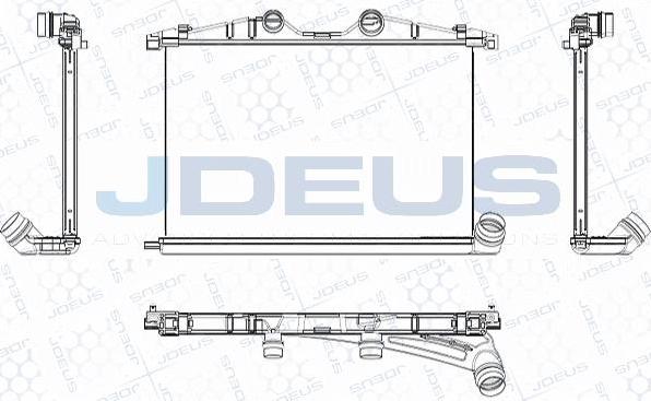 Jdeus M-807055A - Интеркулер autocars.com.ua