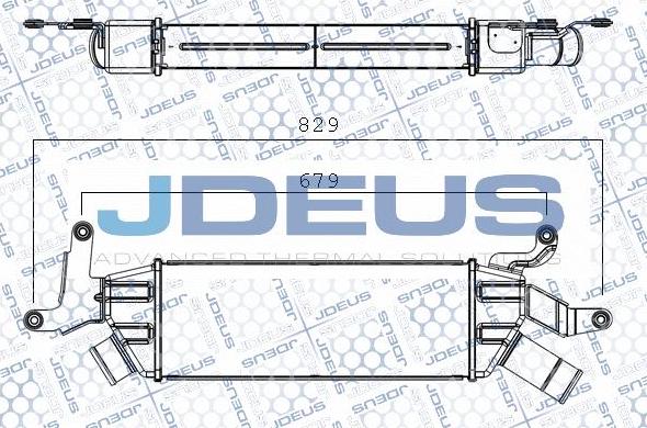 Jdeus M818043A - Интеркулер autocars.com.ua