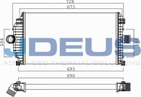 Jdeus M-823116A - Интеркулер autocars.com.ua