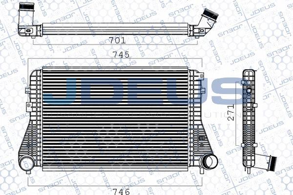 Jdeus M-830073A - Интеркулер autocars.com.ua