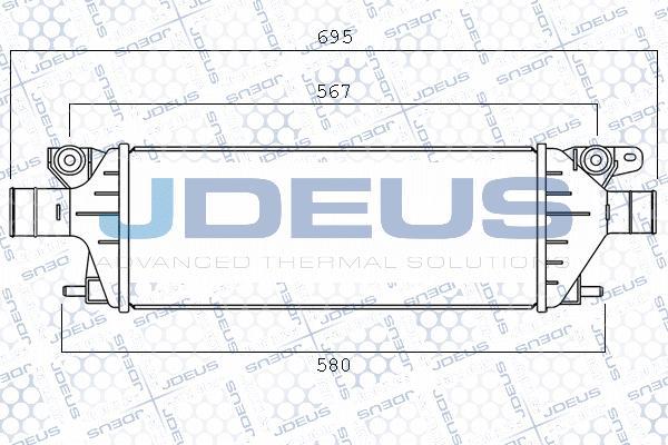 Jdeus M-842031A - Интеркулер autocars.com.ua