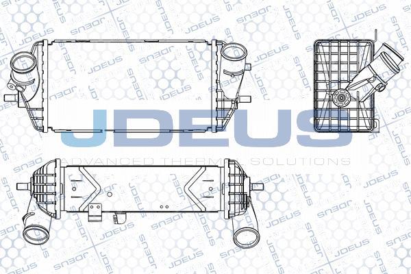 Jdeus M-854068A - Интеркулер autocars.com.ua