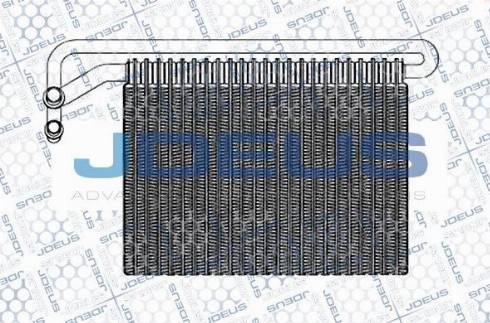 Jdeus M-905075A - Випарник, кондиціонер autocars.com.ua